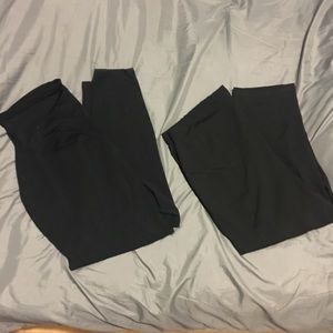 TWO pair maternity pants